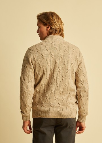 Half Zip Pullover, Wool blend