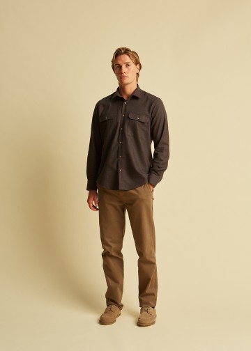 Chino Trousers by Fine Canvas Fabric