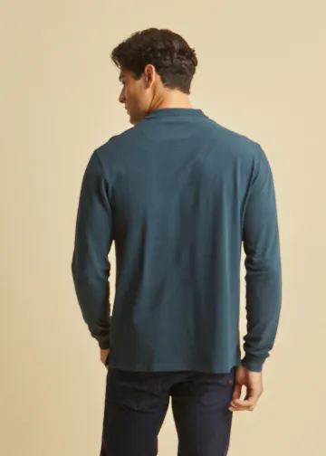 Longsleeves Polo Shirt, Pique Fabric