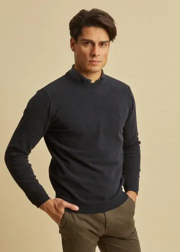 Roundneck Pullover, Chenille
