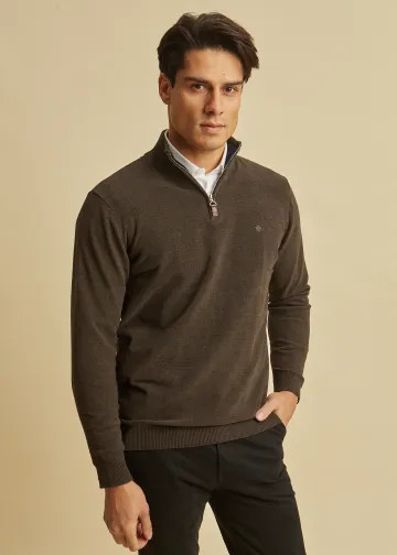 Half Zip Pullover, Chenille
