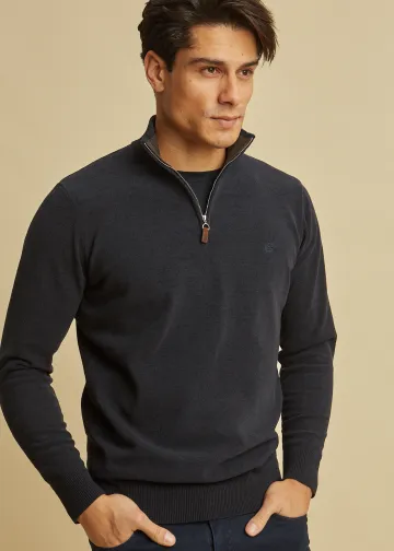 Half Zip Pullover, Chenille