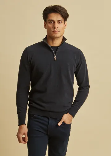 Half Zip Pullover, Chenille