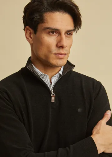 Half Zip Pullover, Chenille