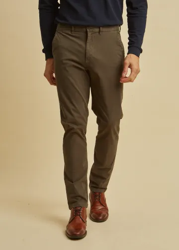 Chino Trousers by Cotton Twill Fabric