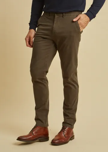 Chino Trousers by Cotton Twill Fabric