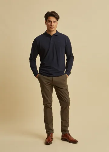 Chino Trousers by Cotton Twill Fabric