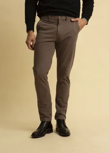 Chino Trousers by Cotton Twill Fabric