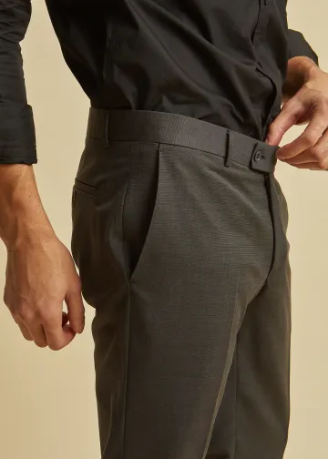 Suit Trousers by Wool Blend fabric