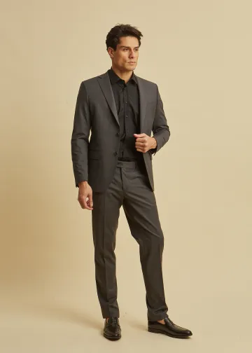 Suit Trousers by Wool Blend fabric