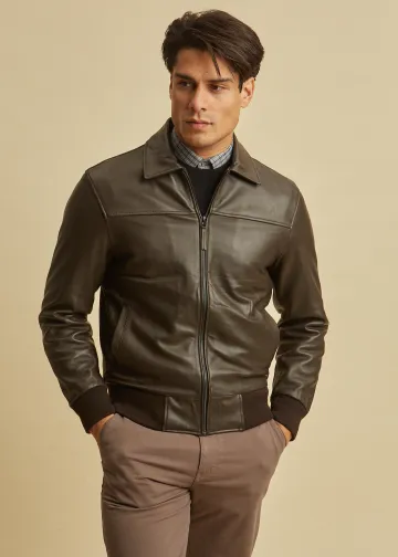 Δερμάτινο Μπουφάν τύπου Aviator