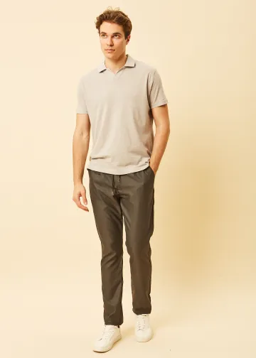 Chino Trousers with Elastic Waist