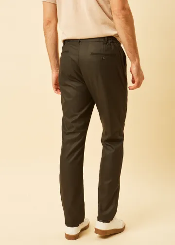 Chino Trousers with Elastic Waist