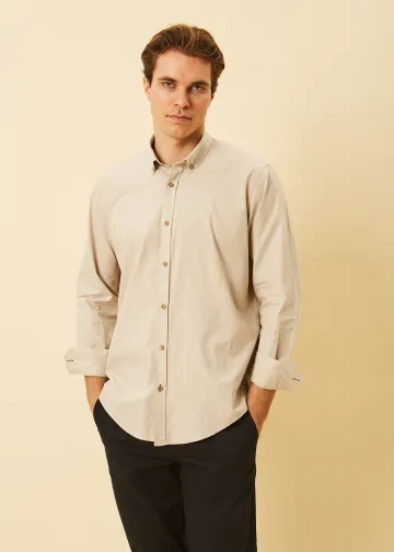 Solid Color Shirt, Poplin