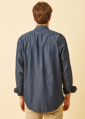 Solid Color Shirt, Denim