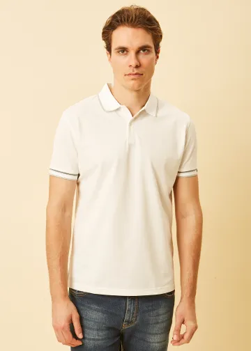 Μπλούζα Polo, Ύφασμα Melange Πικέ