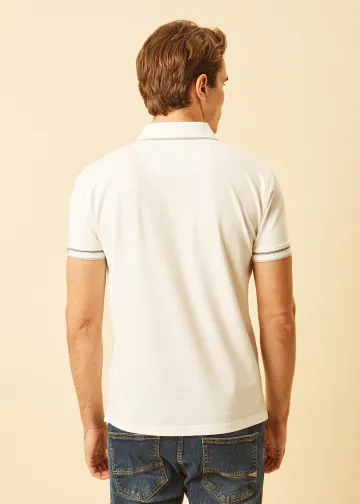 Μπλούζα Polo, Ύφασμα Melange Πικέ