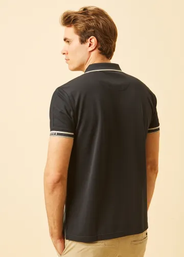 Μπλούζα Polo, Ύφασμα Melange Πικέ