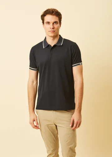 Μπλούζα Polo, Ύφασμα Melange Πικέ