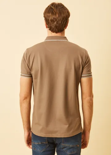Μπλούζα Polo, Ύφασμα Melange Πικέ