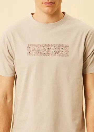 T-Shirt με Στάμπα