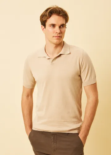 Light Knit Polo Shirt