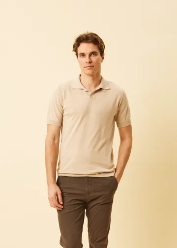 Light Knit Polo Shirt