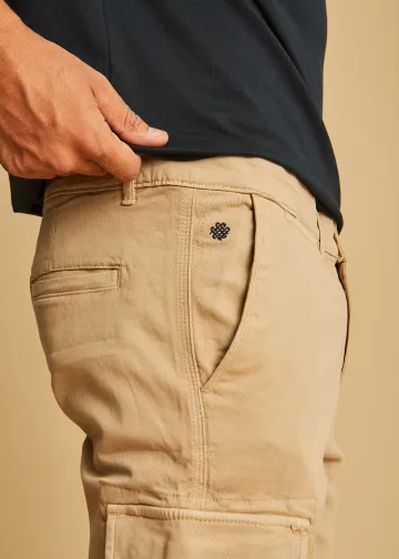 Cargo Trousers by Cotton Twill Fabric