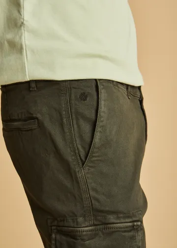 Cargo Trousers by Cotton Twill Fabric