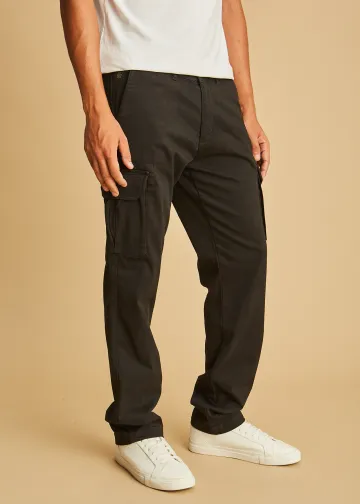 Cargo Trousers by Cotton Twill Fabric