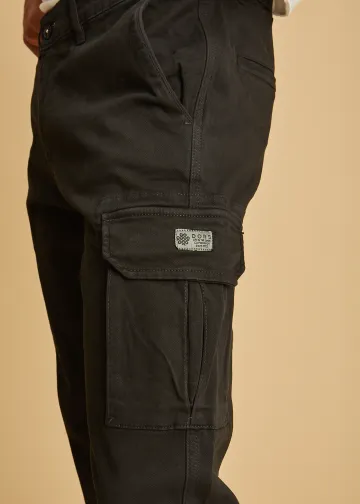 Cargo Trousers by Cotton Twill Fabric