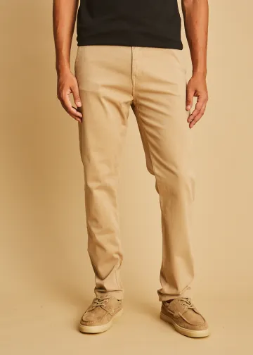 Chino Trousers by Cotton Twill Fabric