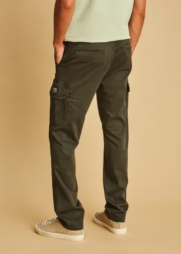 Cargo Trousers by Cotton Twill Fabric