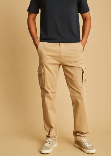 Cargo Trousers by Cotton Twill Fabric