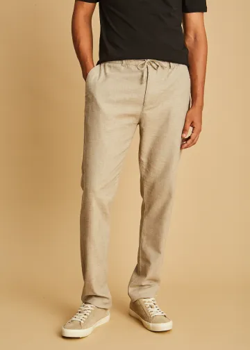 Chino Trousers with Elastic Waist