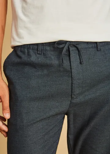 Chino Trousers with Elastic Waist