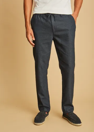 Chino Trousers with Elastic Waist