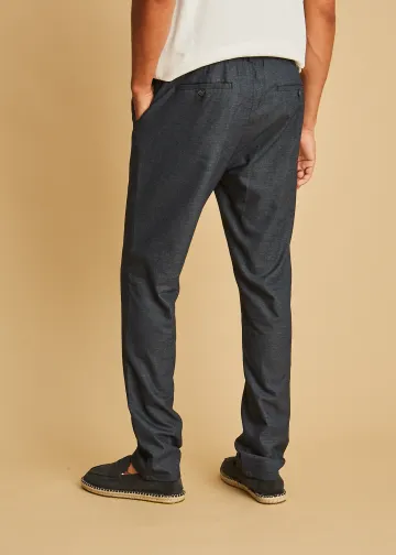 Chino Trousers with Elastic Waist