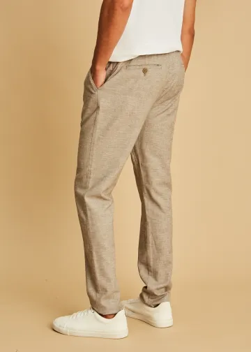 Chino Trousers with Elastic Waist