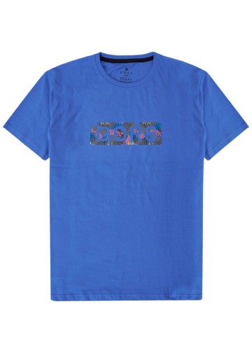 LV Monogram Over Printed Men Blue T-Shirt 24.90